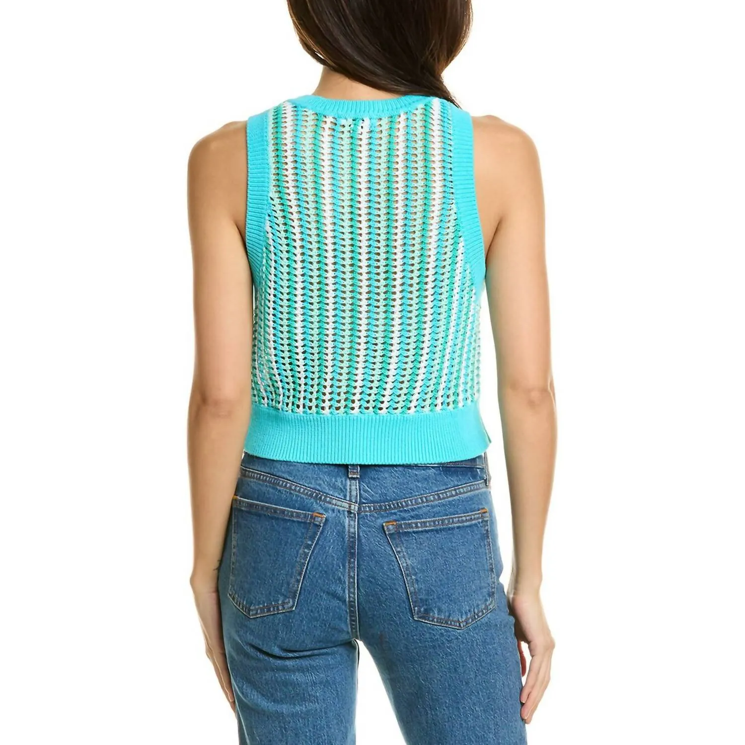 525 America - Stripe Crochet Tank