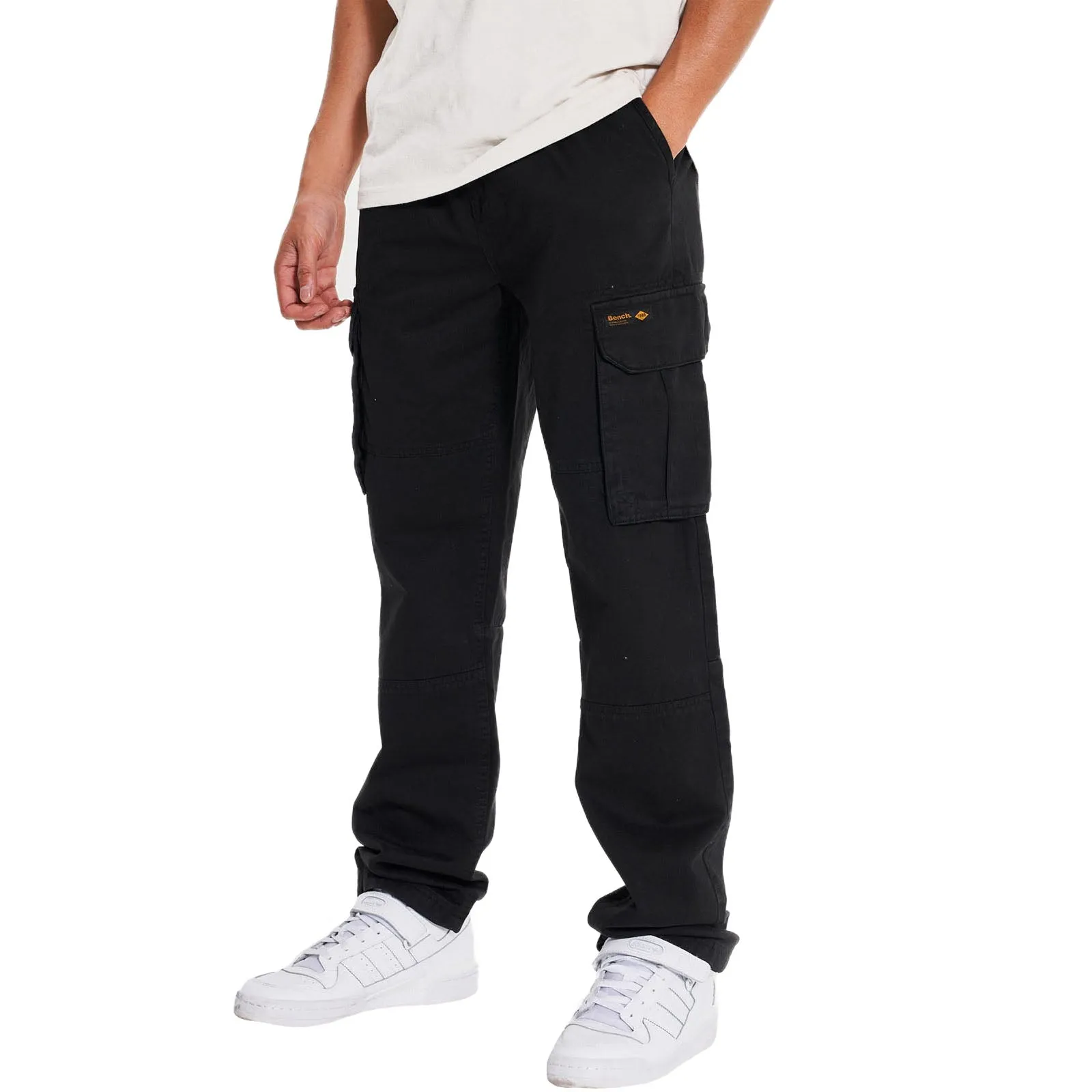 Bench Mens Sergei Multi Pocket Cotton Cargo Pants