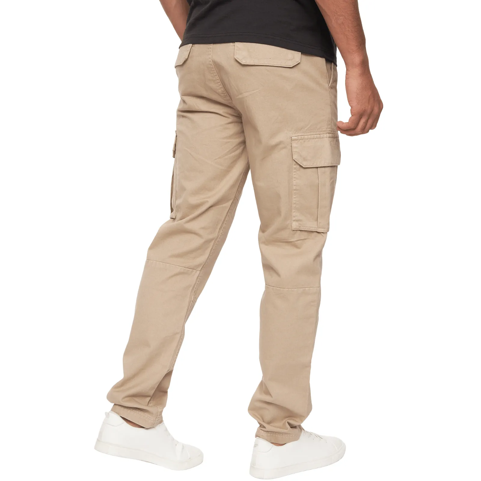 Bench Mens Sergei Multi Pocket Cotton Cargo Pants