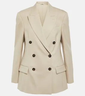 Brunello Cucinelli Double-breasted wool blazer