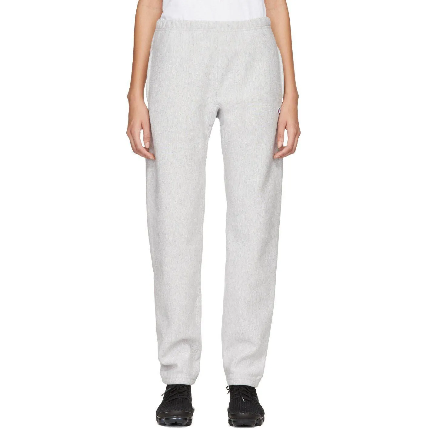 Champion Reverse Weave Grey Logo Lounge Pants