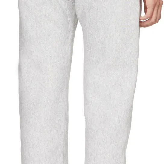 Champion Reverse Weave Grey Logo Lounge Pants