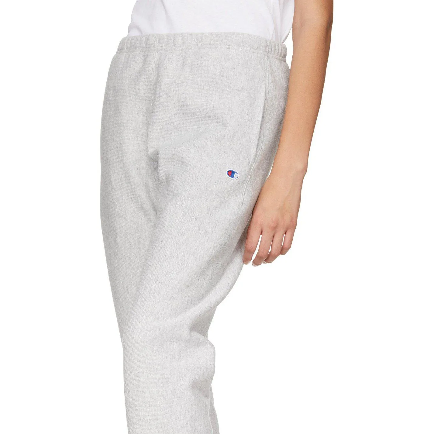 Champion Reverse Weave Grey Logo Lounge Pants