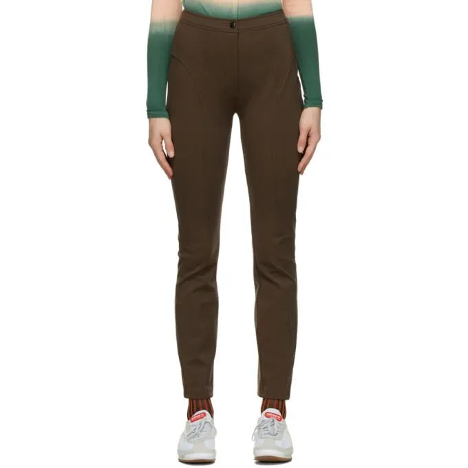 Eckhaus Latta Brown Ride Trousers