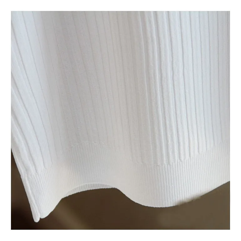 Fashion Woman Blouse 2023 Summer Sleeveless Blouse Women O-neck Knitted Blouse