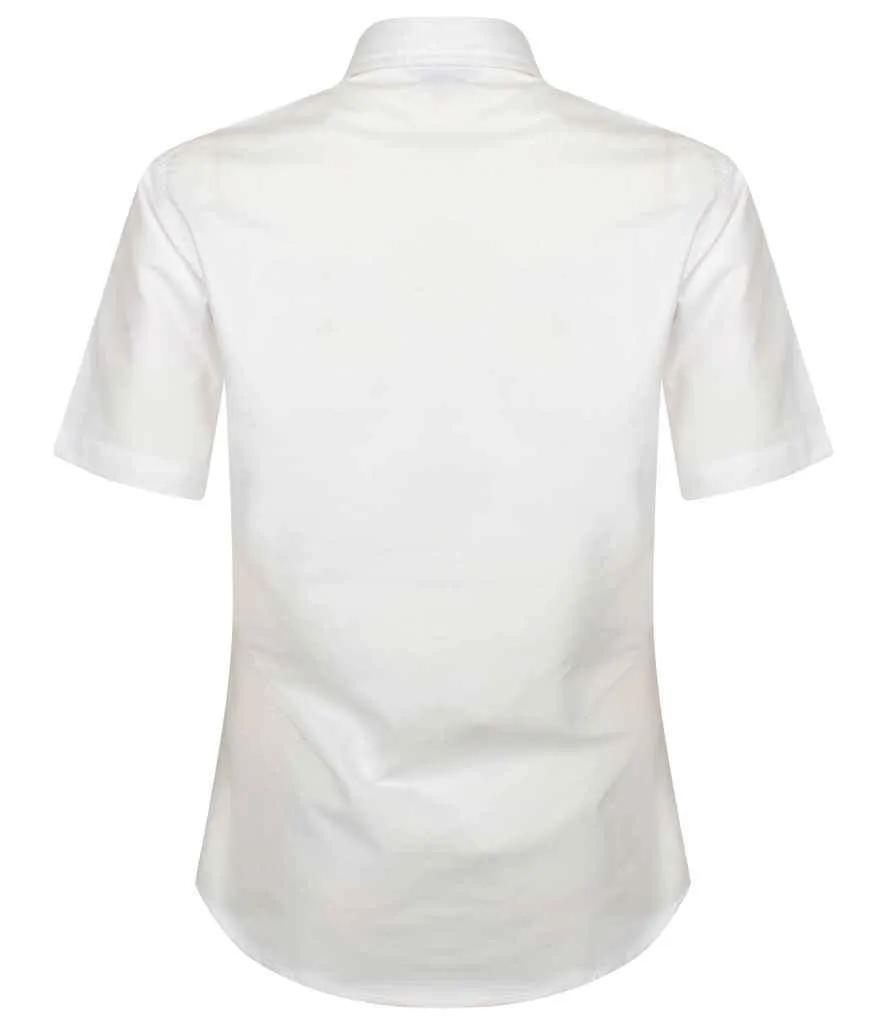 Henbury Ladies Short Sleeve Classic Oxford Shirt