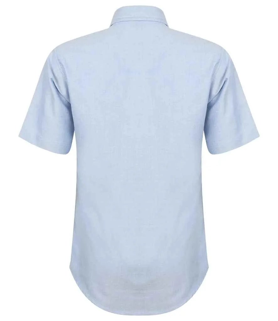 Henbury Ladies Short Sleeve Classic Oxford Shirt