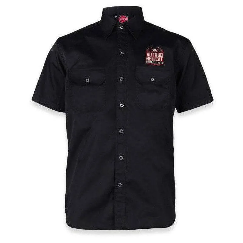 HOTROD HELLCAT BUTTON UP SPEED DEATH