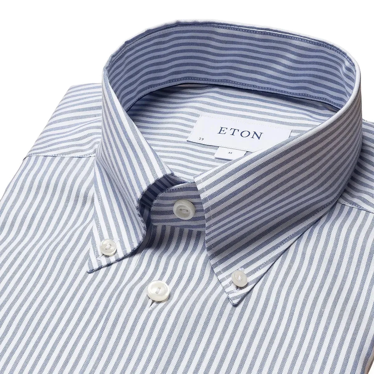 Light Blue Bengal Stripe Oxford Slim Fit Shirt