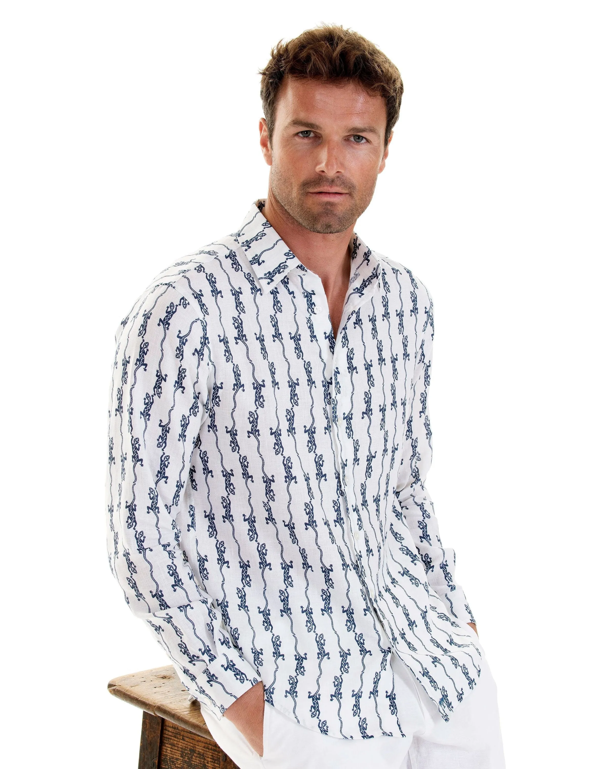 Linen Shirt GECKO