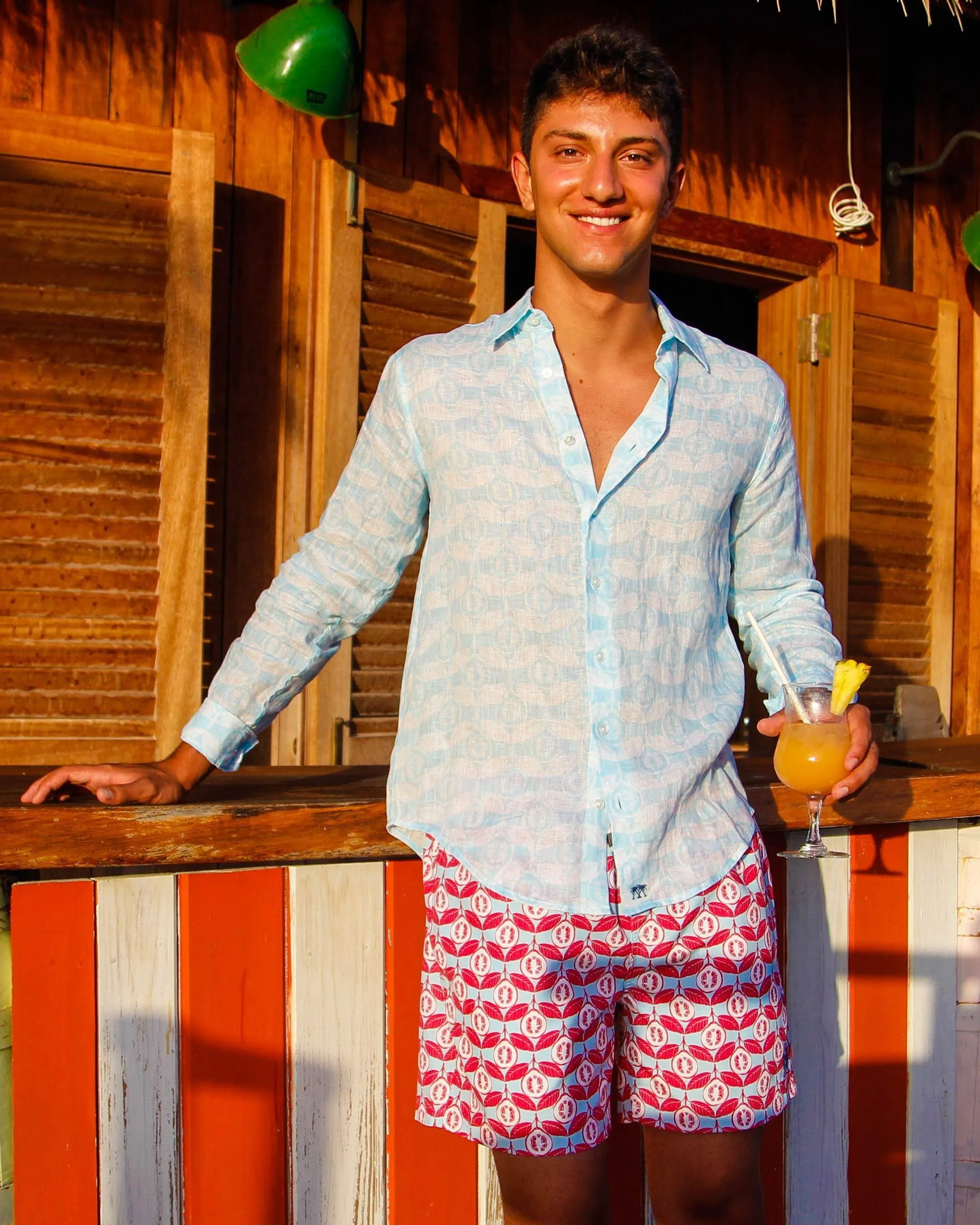 Linen Shirt GUAVA
