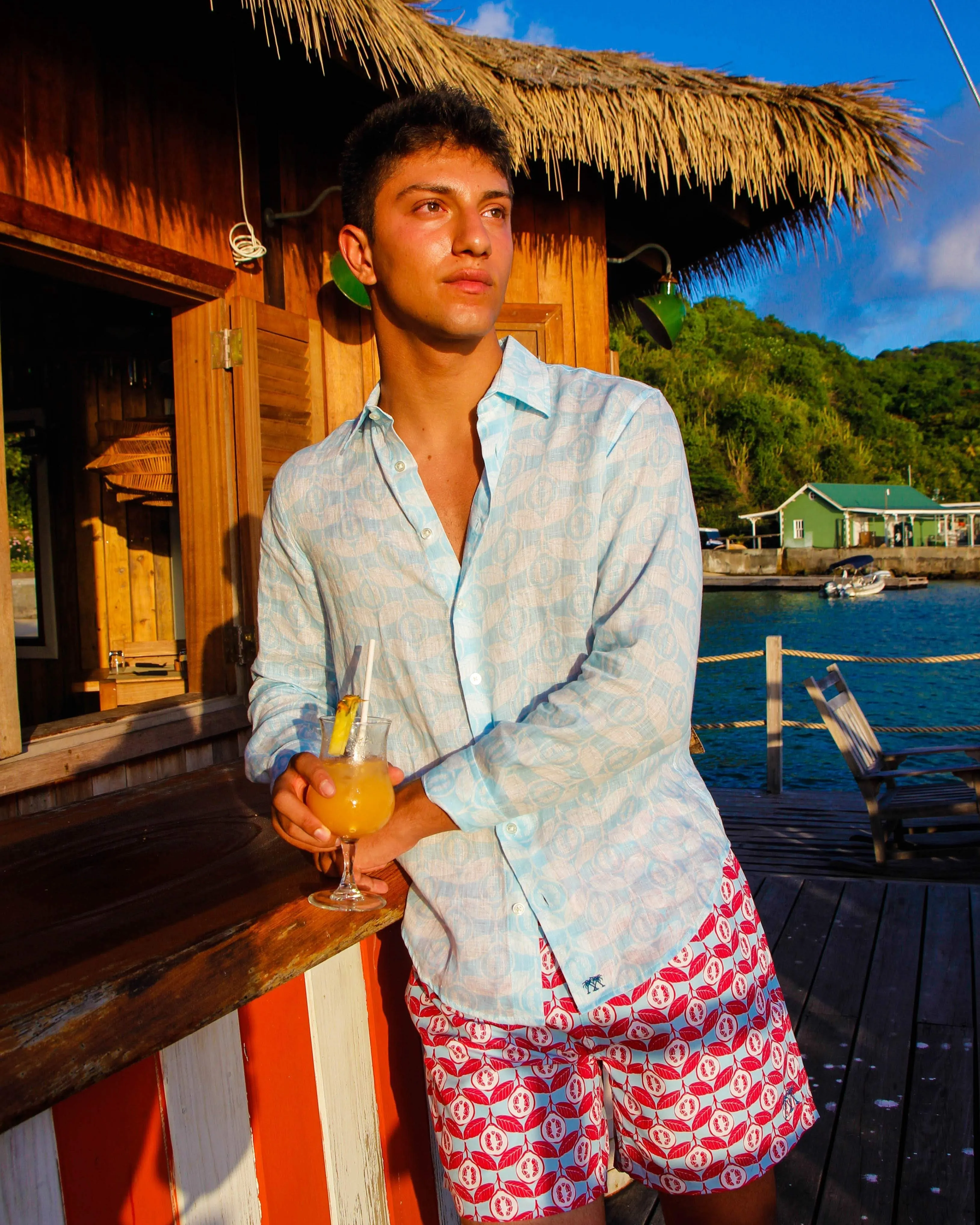 Linen Shirt GUAVA