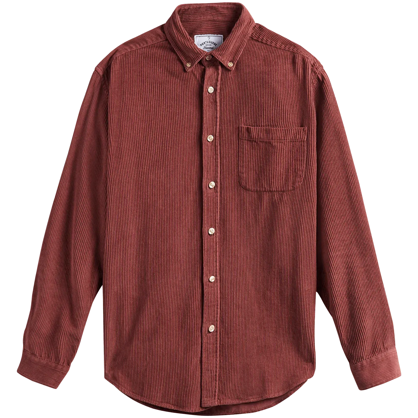 Lobo Corduroy Shirt - Bordeaux