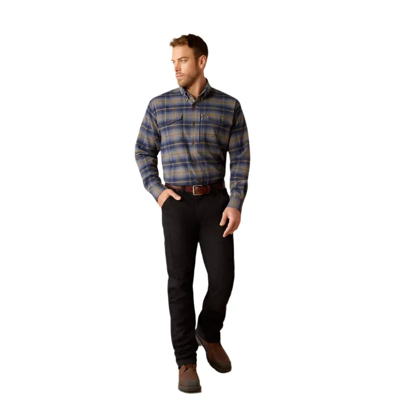 Men's Ariat Rebar Flannel DuraStretch Work Shirt 10052803