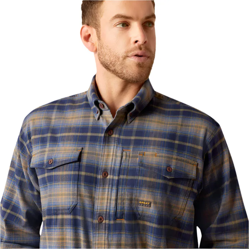 Men's Ariat Rebar Flannel DuraStretch Work Shirt 10052803