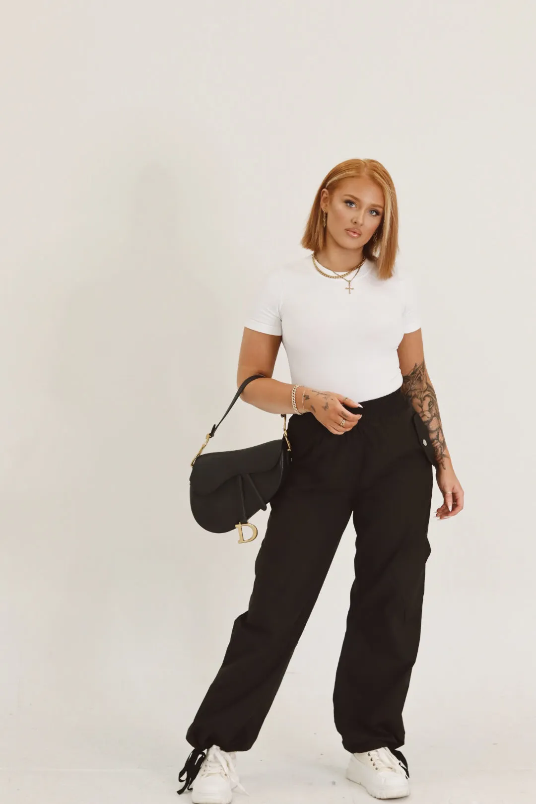 Nylon Cargo Trousers