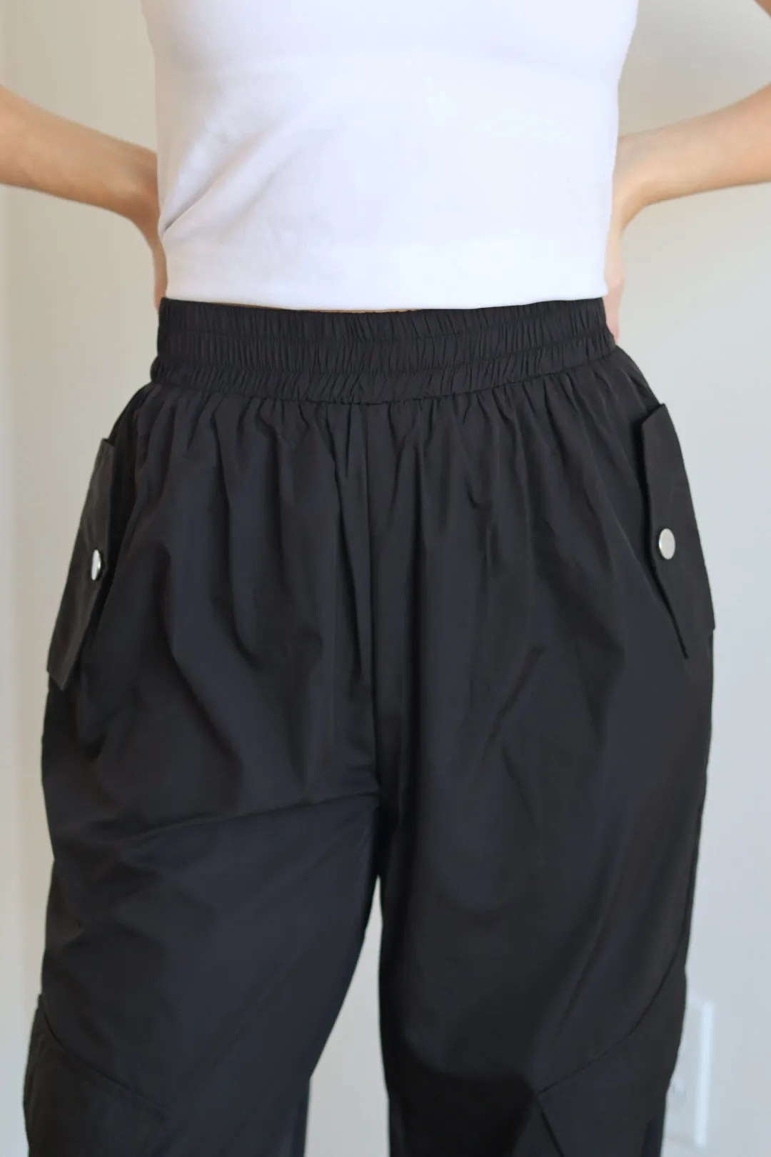 Nylon Cargo Trousers