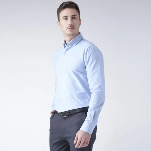 Sky Blue Dobby Shirt