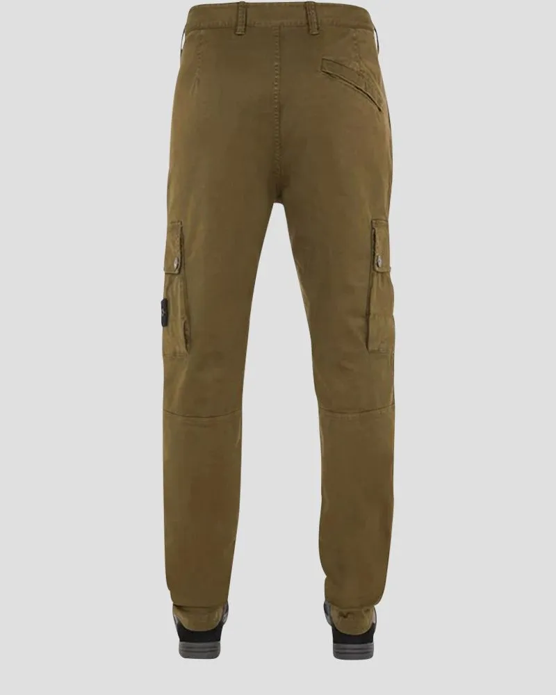 Slim Fit Cargo Pants - OLIVE