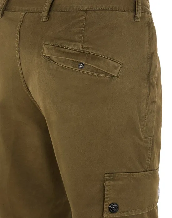 Slim Fit Cargo Pants - OLIVE