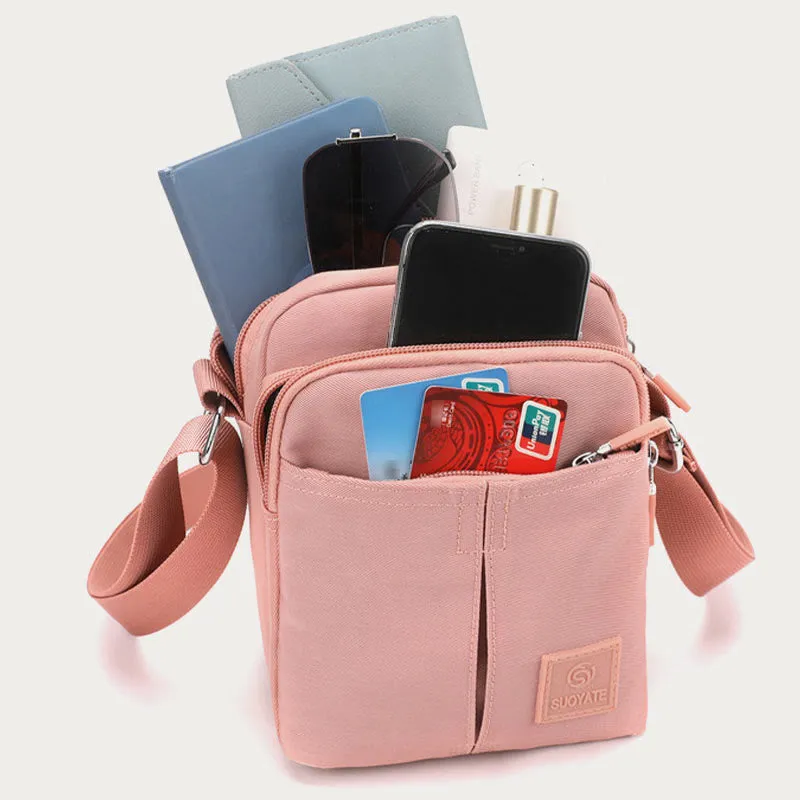Small Crossbody Bag Adjustable Wide Strap Water Resistant Trendy Purse