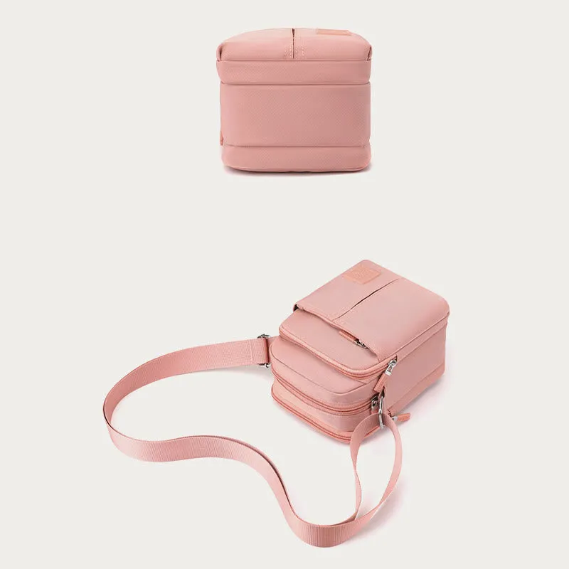 Small Crossbody Bag Adjustable Wide Strap Water Resistant Trendy Purse