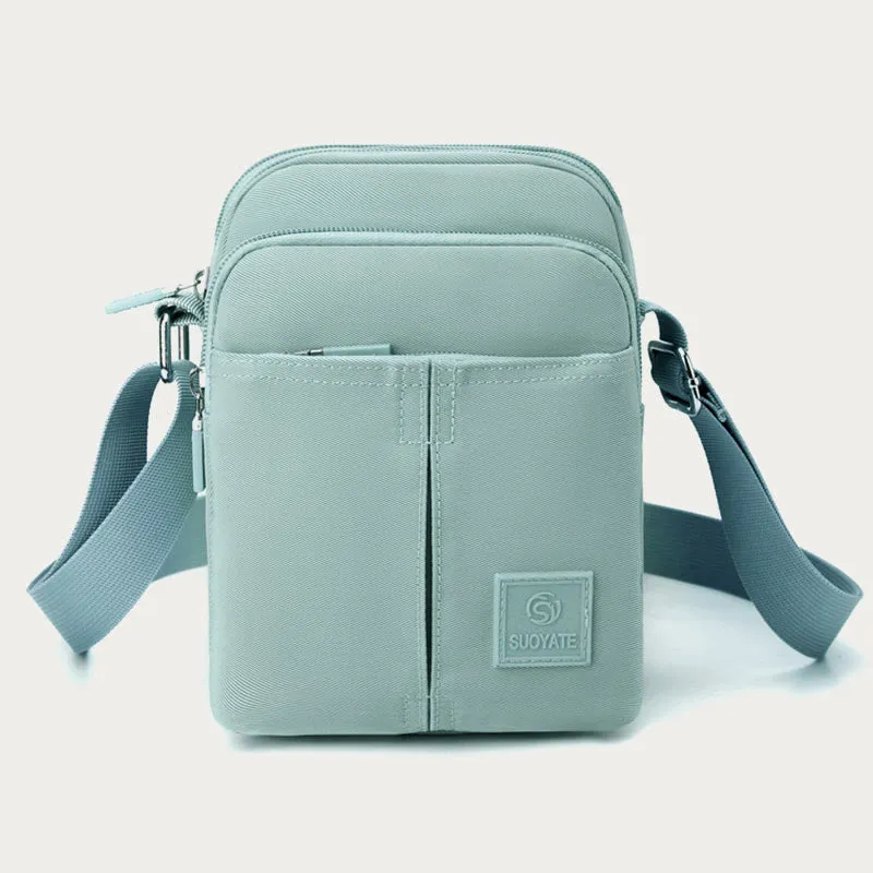 Small Crossbody Bag Adjustable Wide Strap Water Resistant Trendy Purse