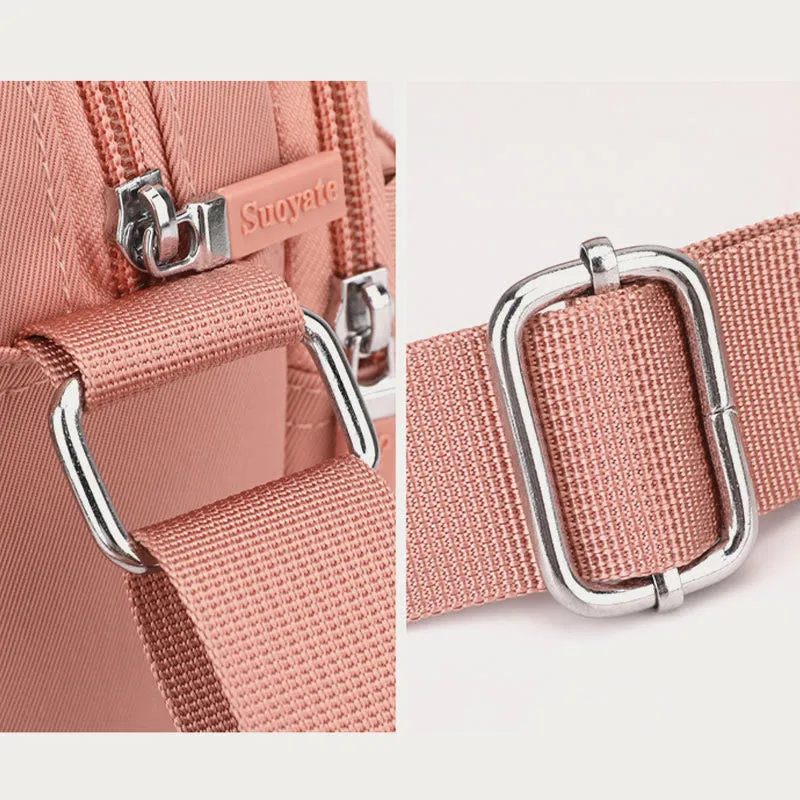 Small Crossbody Bag Adjustable Wide Strap Water Resistant Trendy Purse