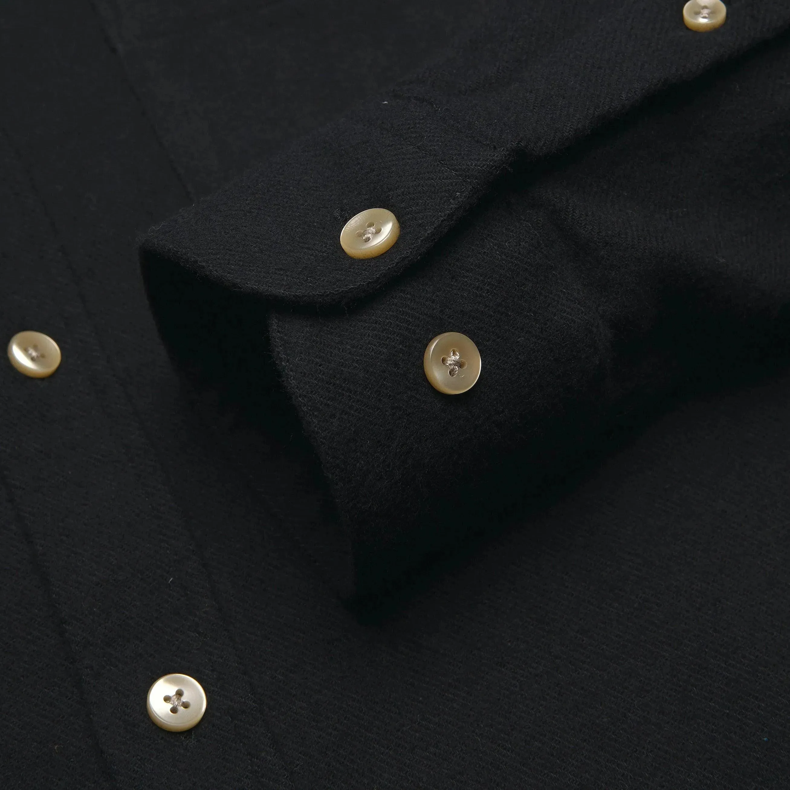 Teca Flannel Shirt - Black