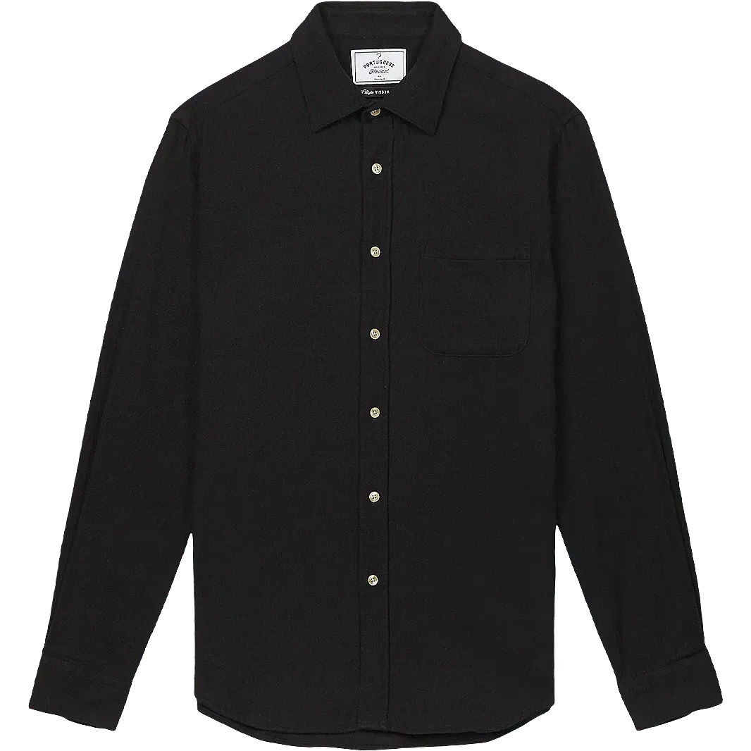 Teca Flannel Shirt - Black
