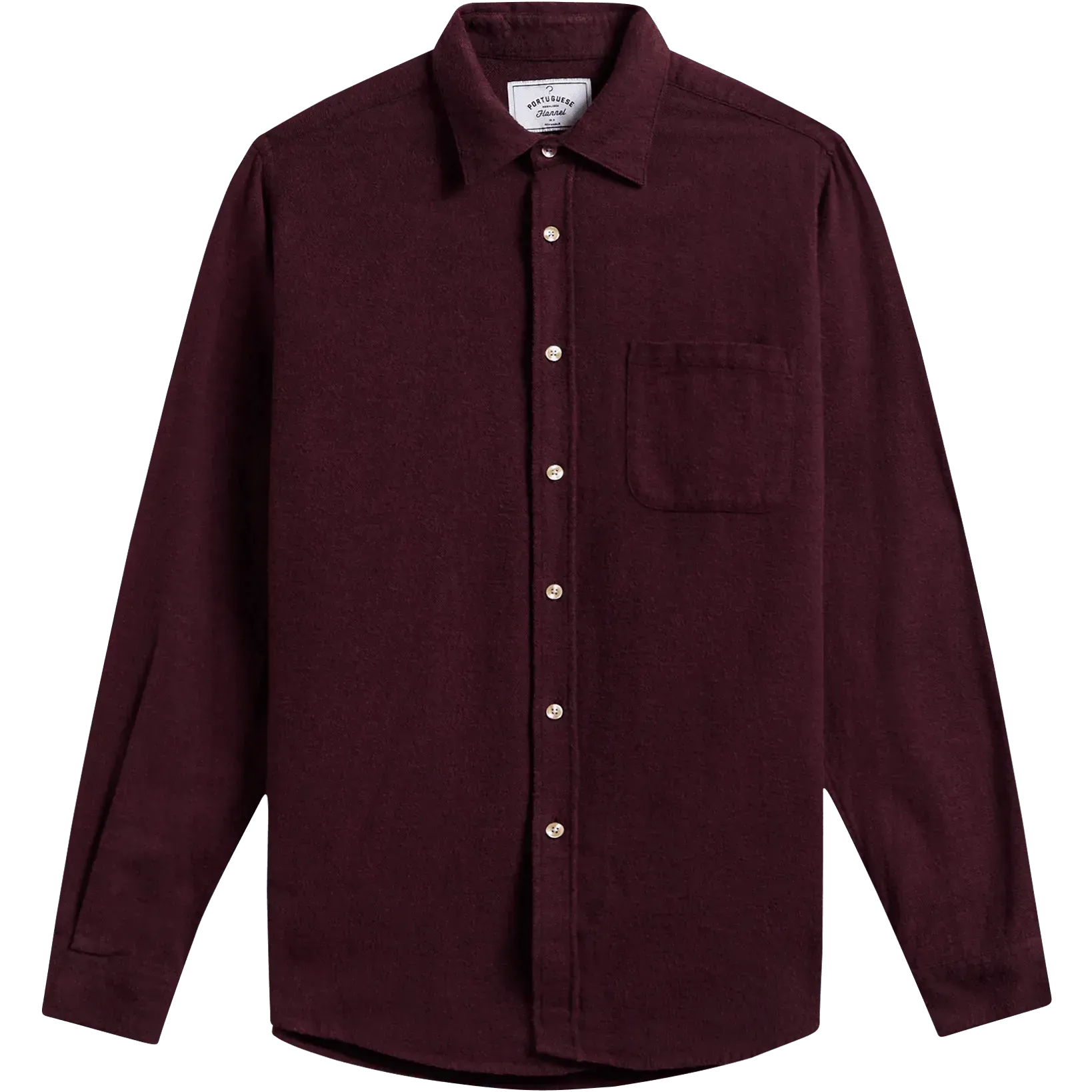Teca Flannel Shirt - Bordeaux