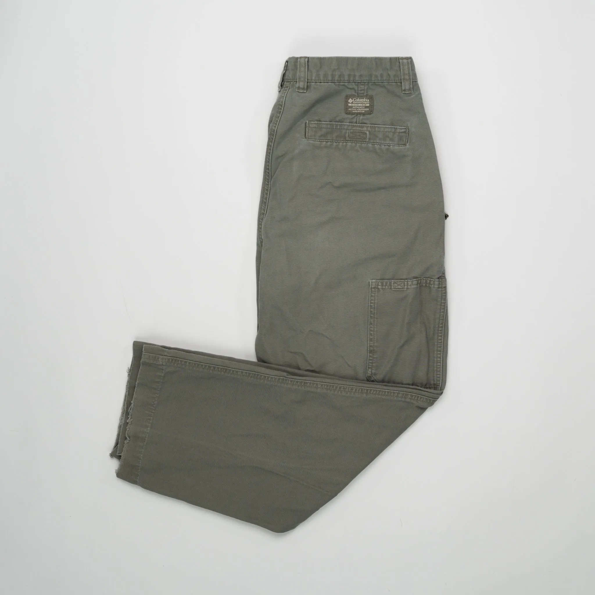 Vintage Light Beige Columbia Sportswear Cargo Pants (34)