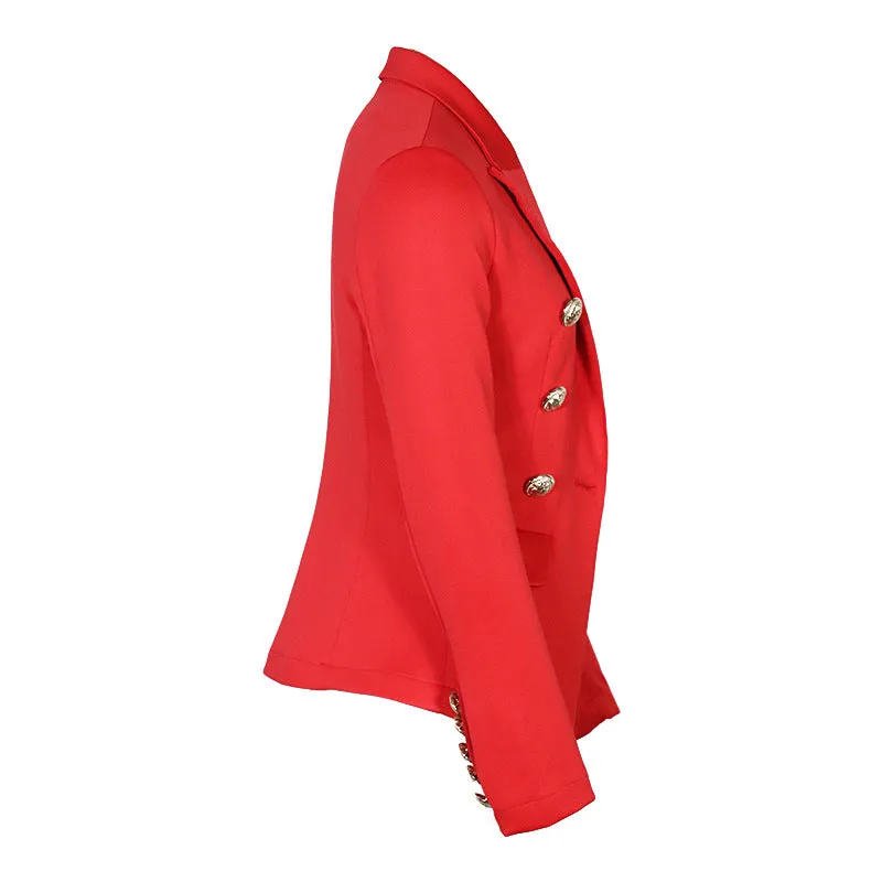 Wjczt 2022 Commuter Office SUIT Women&#39;s Suit women jacket One Piece Slim Solid Color Fashion Casual Suit Short Jacket Women