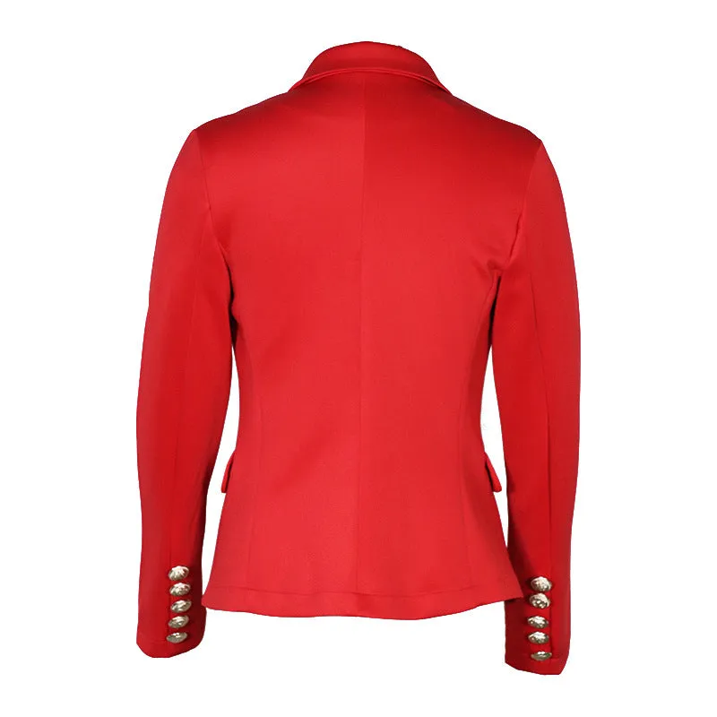 Wjczt 2022 Commuter Office SUIT Women&#39;s Suit women jacket One Piece Slim Solid Color Fashion Casual Suit Short Jacket Women